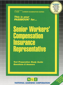 Senior Workers' Compensation Insurance Representative - 9780837342351 by National Learning Corporation, 9780837342351