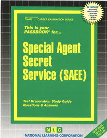 Special Agent Secret Service (SAEE) - 9780837346694 by National Learning Corporation, 9780837346694