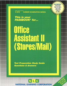 Office Assistant II (Stores/Mail) - 9780837345758 by National Learning Corporation, 9780837345758