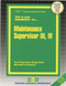 Maintenance Supervisor III, IV - 9780837345437 by National Learning Corporation, 9780837345437