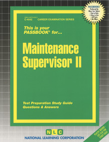 Maintenance Supervisor II - 9780837345420 by National Learning Corporation, 9780837345420