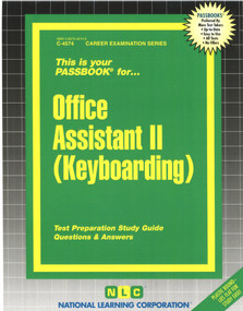 Office Assistant II (Keyboarding) - 9780837345741 by National Learning Corporation, 9780837345741
