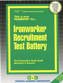 Ironworker Recruitment Test Battery - 9780837344904 by National Learning Corporation, 9780837344904