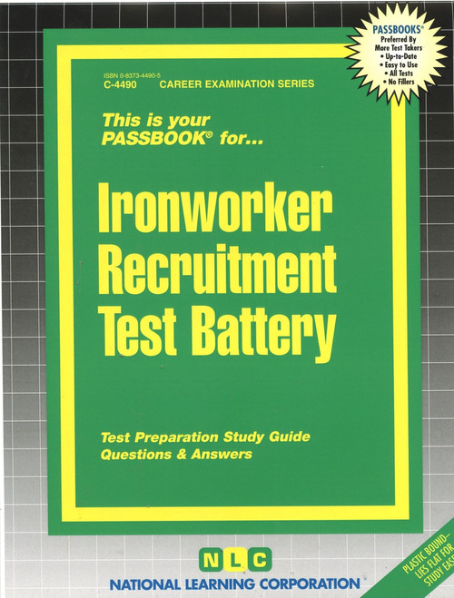 Ironworker Recruitment Test Battery - 9780837344904 by National Learning Corporation, 9780837344904