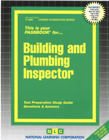 Building and Plumbing Inspector - 9780837343853 by National Learning Corporation, 9780837343853