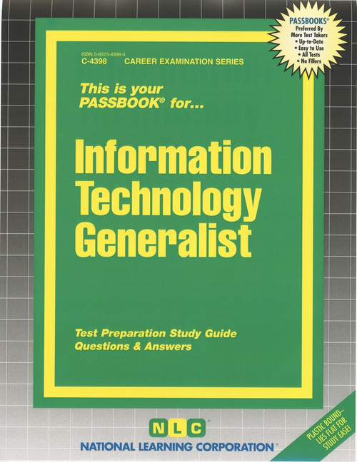 Information Technology Generalist - 9780837343983 by National Learning Corporation, 9780837343983