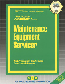 Maintenance Equipment Servicer - 9780837343310 by National Learning Corporation, 9780837343310