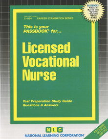 Licensed Vocational Nurse - 9780837341941 by National Learning Corporation, 9780837341941