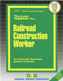 Railroad Construction Worker - 9780837341279 by National Learning Corporation, 9780837341279