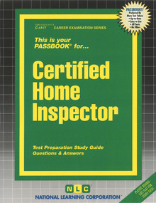 Certified Home Inspector - 9780837341170 by National Learning Corporation, 9780837341170