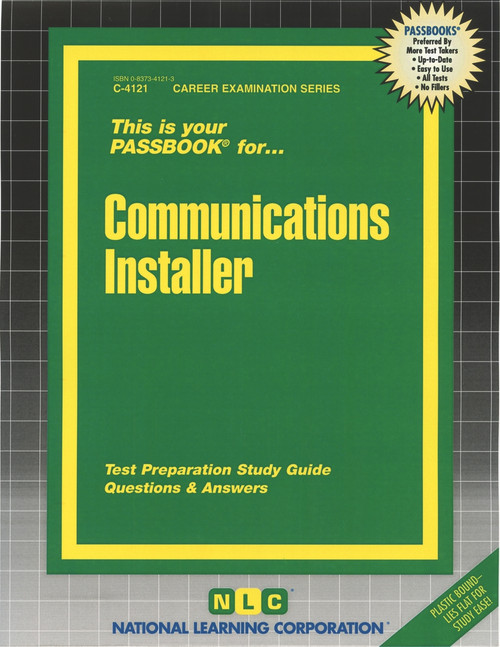 Communications Installer - 9780837341217 by National Learning Corporation, 9780837341217