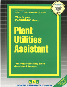 Plant Utilities Assistant - 9780837338613 by National Learning Corporation, 9780837338613