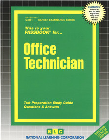 Office Technician - 9780837338811 by National Learning Corporation, 9780837338811