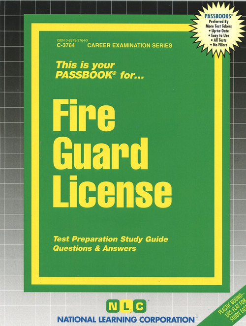 Fire Guard License - 9780837337647 by National Learning Corporation, 9780837337647