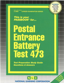 Postal Entrance Battery Test (473) - 9780837336602 by National Learning Corporation, 9780837336602