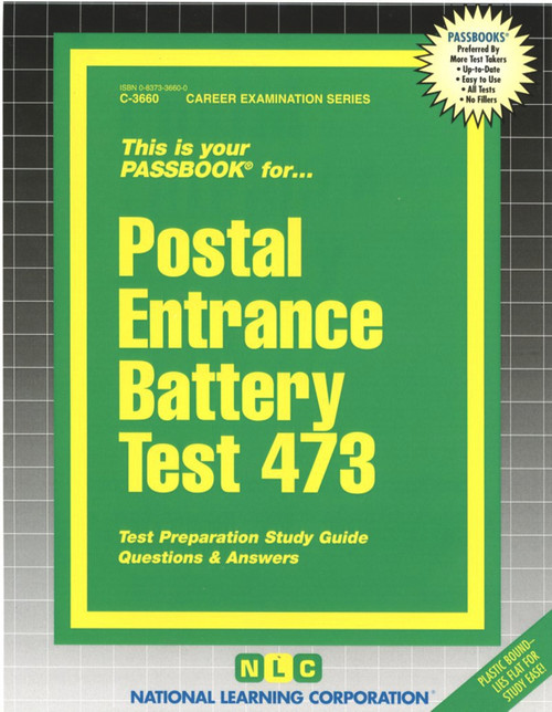 Postal Entrance Battery Test (473) - 9780837336602 by National Learning Corporation, 9780837336602