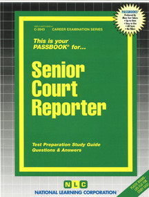 Senior Court Reporter - 9780837335438 by National Learning Corporation, 9780837335438