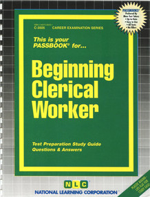 Beginning Clerical Worker - 9780837335056 by National Learning Corporation, 9780837335056