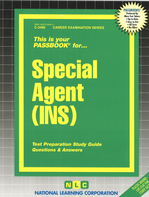 Special Agent (INS) - 9780837334905 by National Learning Corporation, 9780837334905