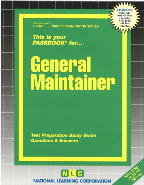 General Maintainer - 9780837334493 by National Learning Corporation, 9780837334493