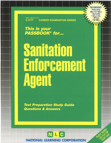 Sanitation Enforcement Agent - 9780837331775 by National Learning Corporation, 9780837331775