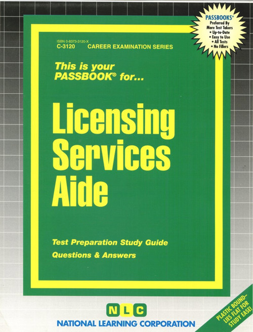 Licensing Services Aide - 9780837331201 by National Learning Corporation, 9780837331201