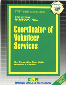 Coordinator of Volunteer Services - 9780837331102 by National Learning Corporation, 9780837331102
