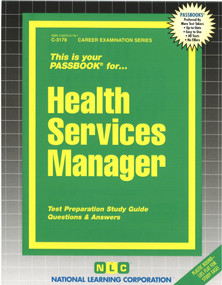 Health Services Manager - 9780837331782 by National Learning Corporation, 9780837331782