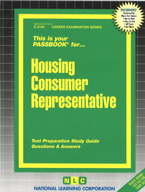 Housing Consumer Representative - 9780837331454 by National Learning Corporation, 9780837331454