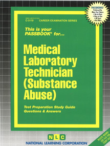 Medical Laboratory Technician (Substance Abuse) - 9780837331195 by National Learning Corporation, 9780837331195