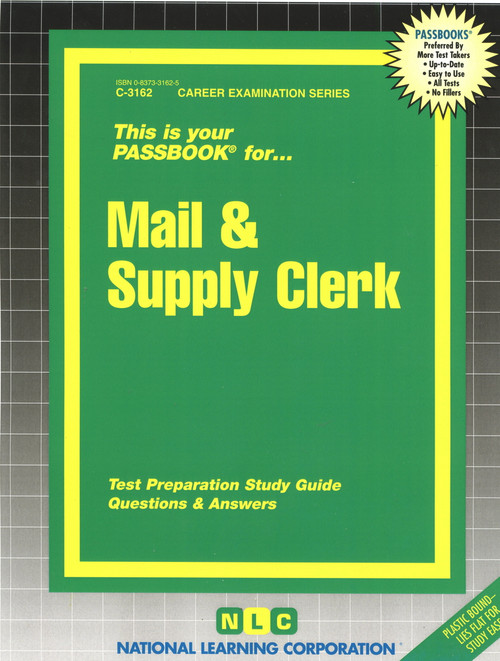 Mail & Supply Clerk - 9780837331621 by National Learning Corporation, 9780837331621