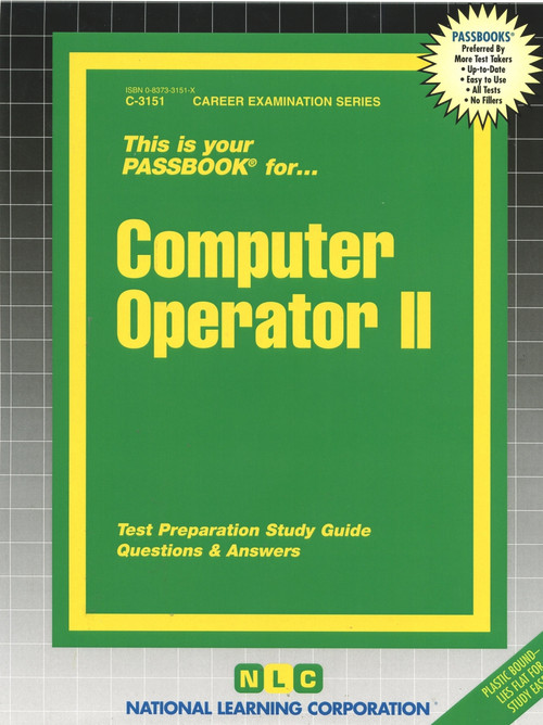 Computer Operator II - 9780837331515 by National Learning Corporation, 9780837331515