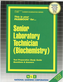 Senior Laboratory Technician (Biochemistry) - 9780837330815 by National Learning Corporation, 9780837330815