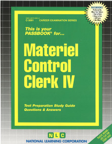Materiel Control Clerk IV - 9780837330914 by National Learning Corporation, 9780837330914