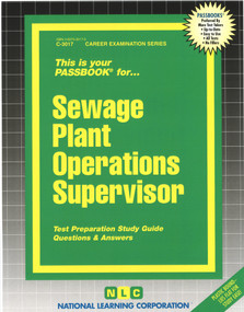 Sewage Plant Operations Supervisor - 9780837330174 by National Learning Corporation, 9780837330174