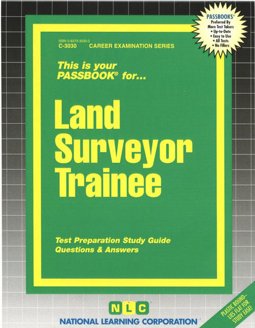Land Surveyor Trainee - 9780837330303 by National Learning Corporation, 9780837330303