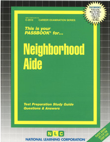 Neighborhood Aide - 9780837329109 by National Learning Corporation, 9780837329109