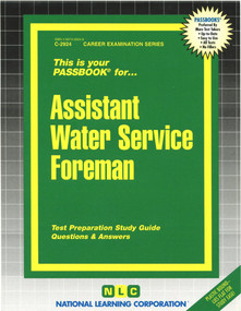 Assistant Water Service Foreman - 9780837329246 by National Learning Corporation, 9780837329246