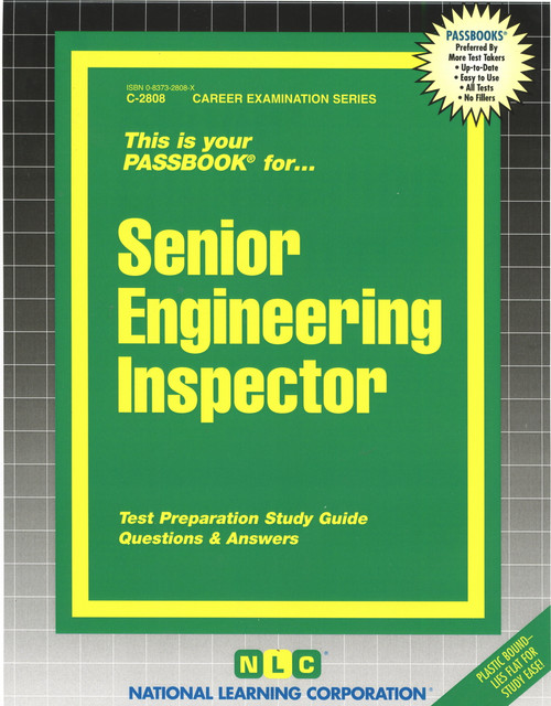 Senior Engineering Inspector - 9780837328089 by National Learning Corporation, 9780837328089