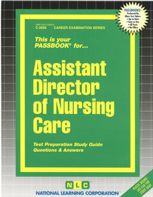 Assistant Director of Nursing Care - 9780837328584 by National Learning Corporation, 9780837328584