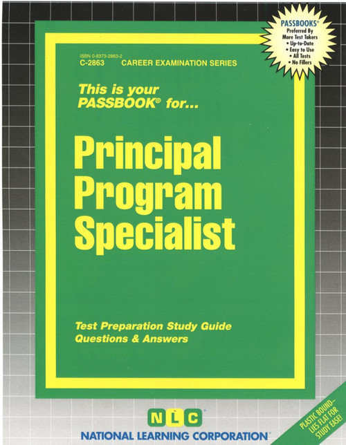 Principal Program Specialist - 9780837328638 by National Learning Corporation, 9780837328638