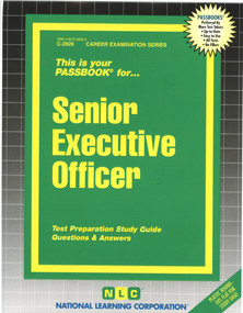 Senior Executive Officer - 9780837328263 by National Learning Corporation, 9780837328263