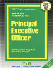 Principal Executive Officer - 9780837328270 by National Learning Corporation, 9780837328270