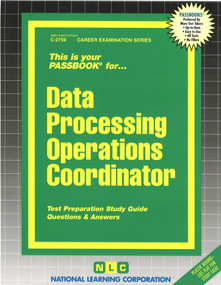 Data Processing Operations Coordinator - 9780837327594 by National Learning Corporation, 9780837327594