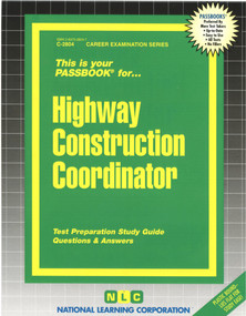Highway Construction Coordinator - 9780837328041 by National Learning Corporation, 9780837328041
