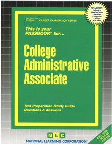 College Administrative Associate - 9780837326580 by National Learning Corporation, 9780837326580