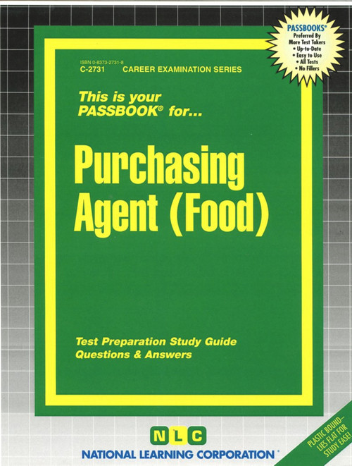 Purchasing Agent (Food) - 9780837327310 by National Learning Corporation, 9780837327310