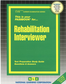 Rehabilitation Interviewer - 9780837327082 by National Learning Corporation, 9780837327082