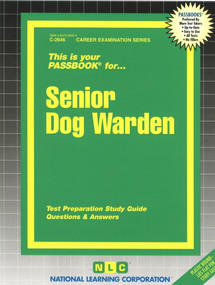 Senior Dog Warden - 9780837326467 by National Learning Corporation, 9780837326467