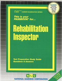 Rehabilitation Inspector - 9780837326399 by National Learning Corporation, 9780837326399